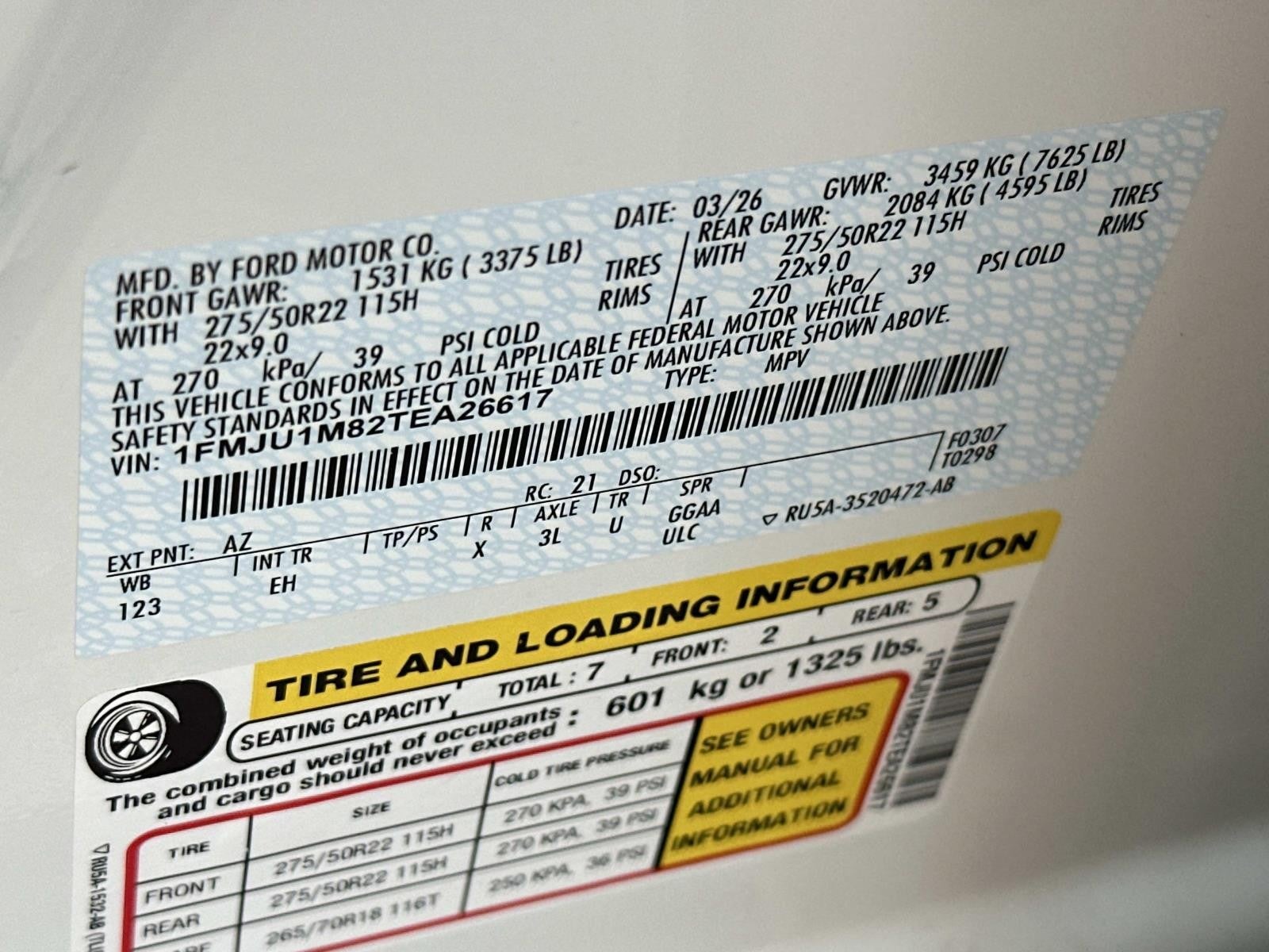 2026 Ford Expedition PLATINUM 4X4