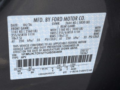 2026 Ford Explorer ACTIVE RWD