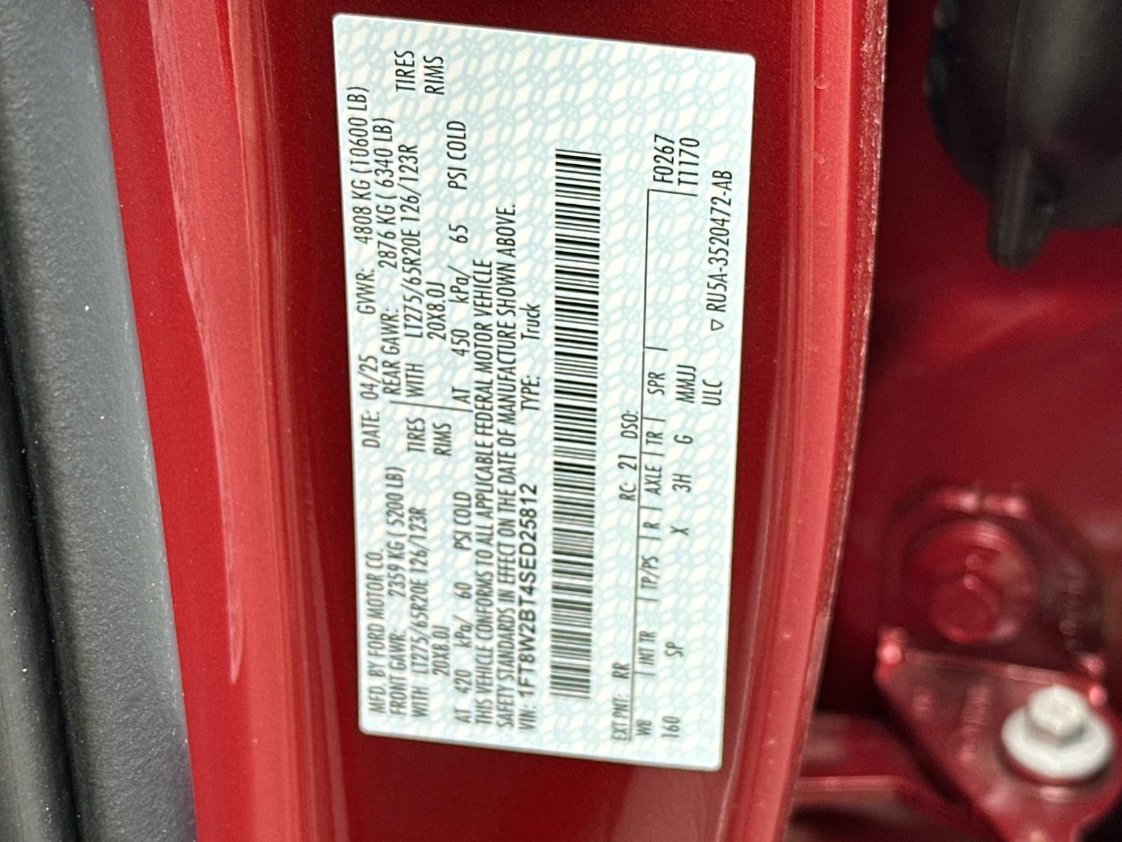 2025 Ford Super Duty F-250 SRW KING RANCH 4WD CREW CAB 6