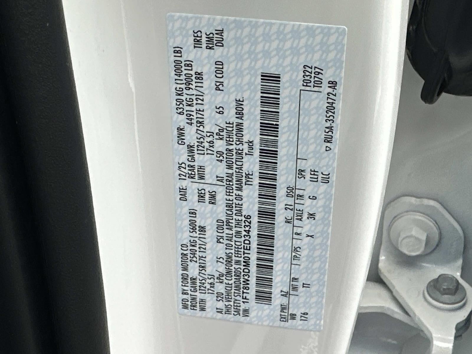 2026 Ford Super Duty F-350 DRW PLATINUM 4WD CREW CAB 8'