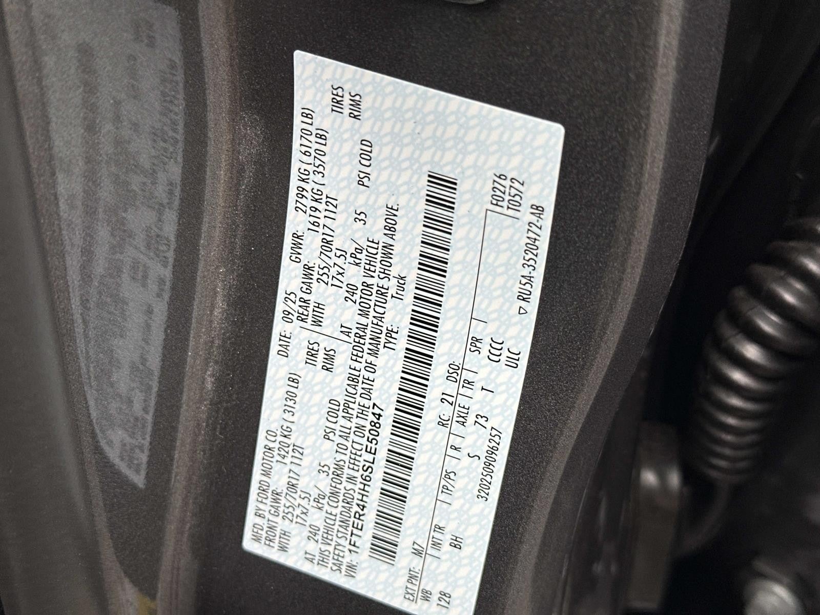 2025 Ford Ranger XLT 4WD SUPERCREW 5' BOX