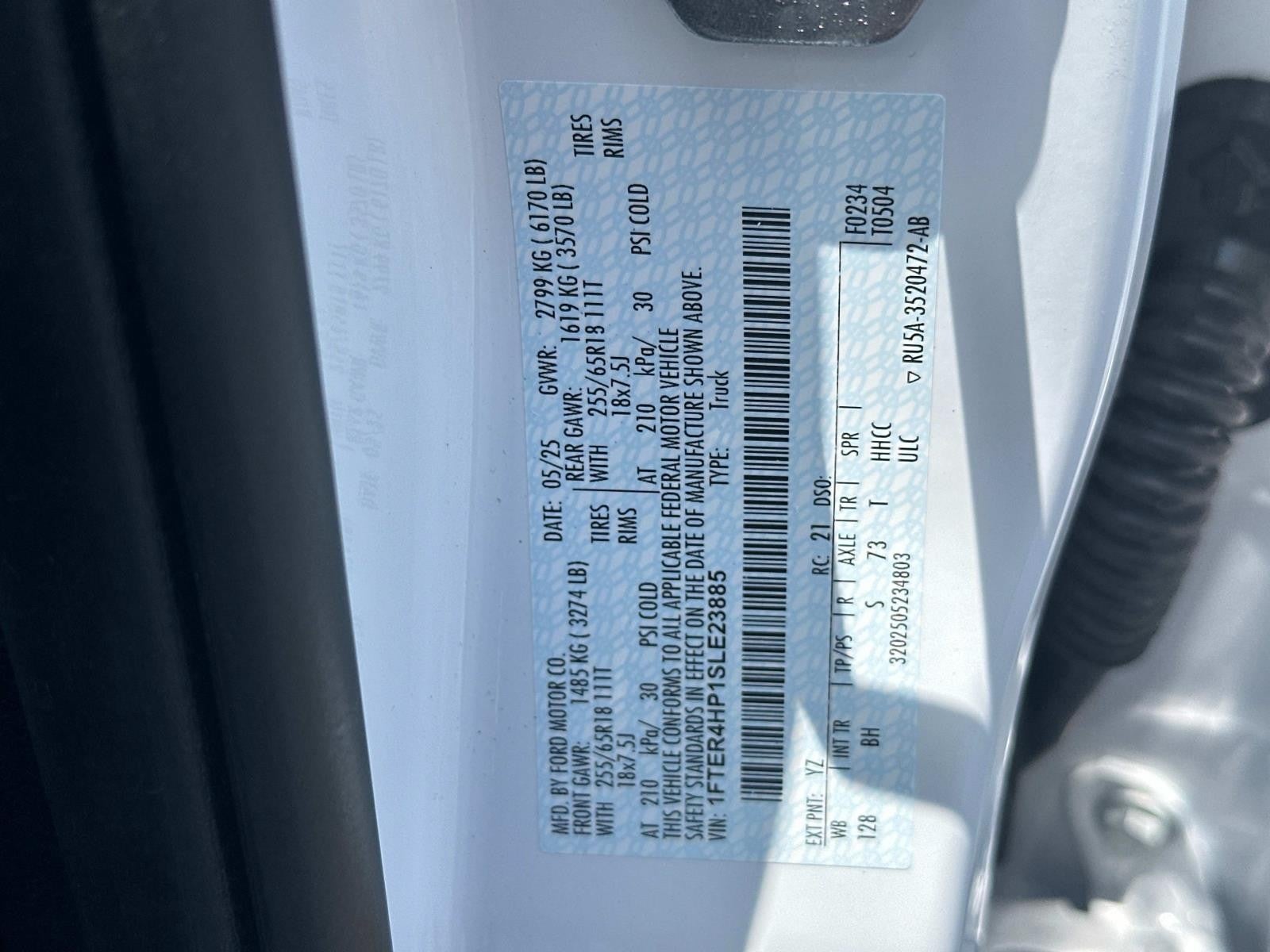 2025 Ford Ranger XLT 4WD SUPERCREW 5' BOX