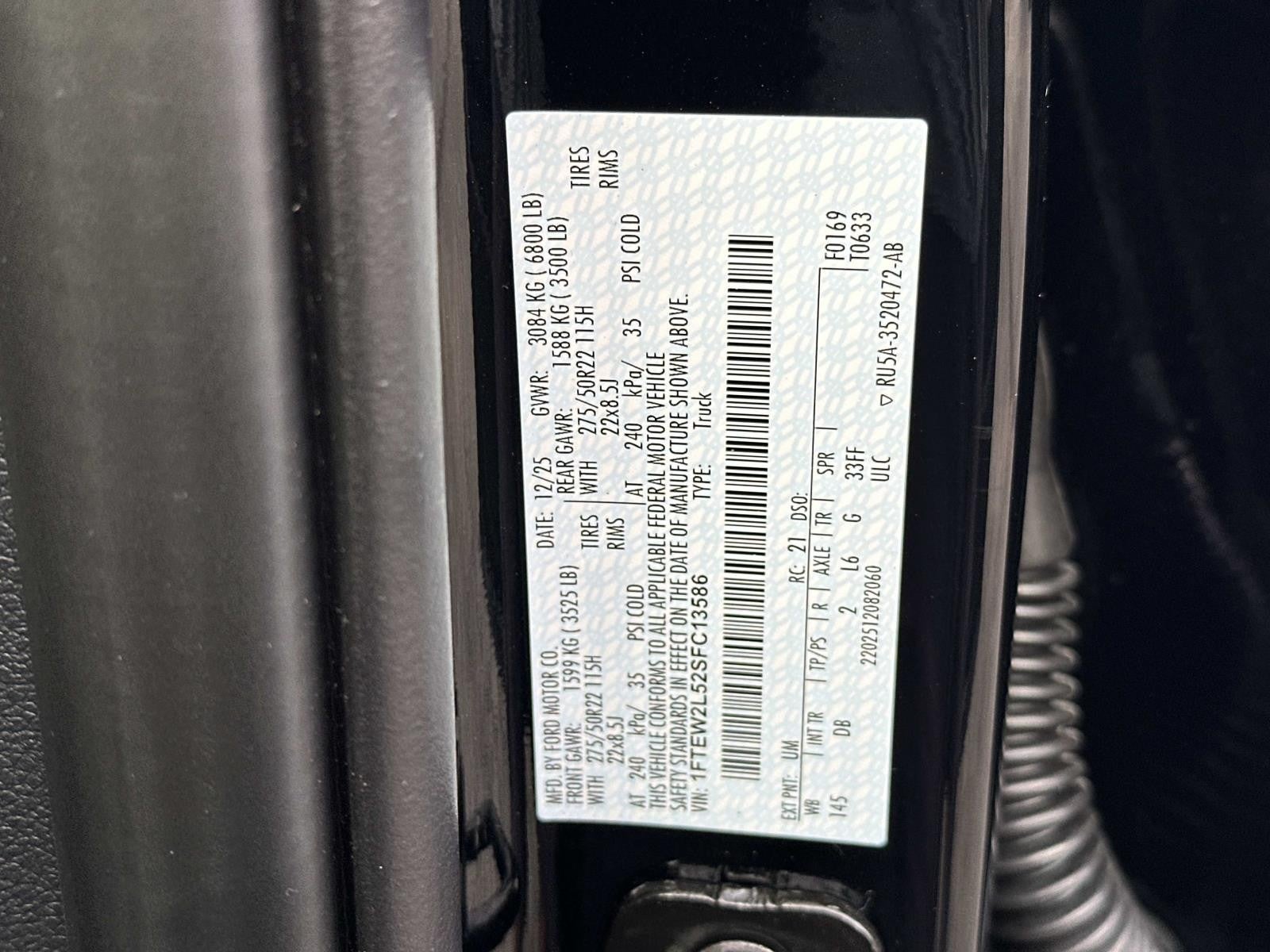 2025 Ford F-150 STX 4WD SUPERCREW 5.5' BO