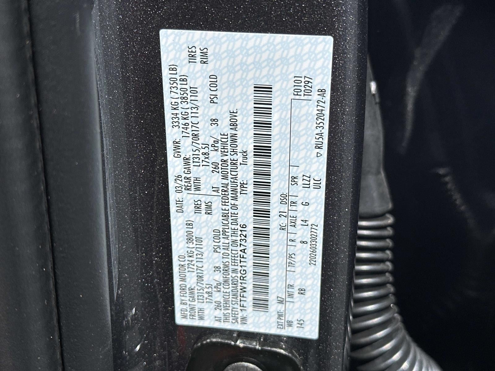 2026 Ford F-150 RAPTOR 4WD SUPERCREW 5.5'