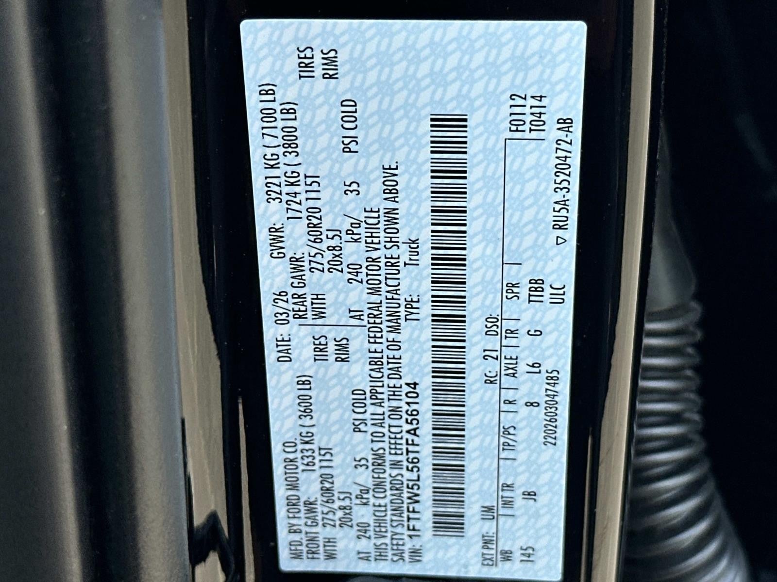 2026 Ford F-150 LARIAT 4WD SuperCrew 5.5' Box