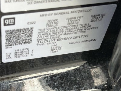 2022 Chevrolet Silverado 1500 LTD RST