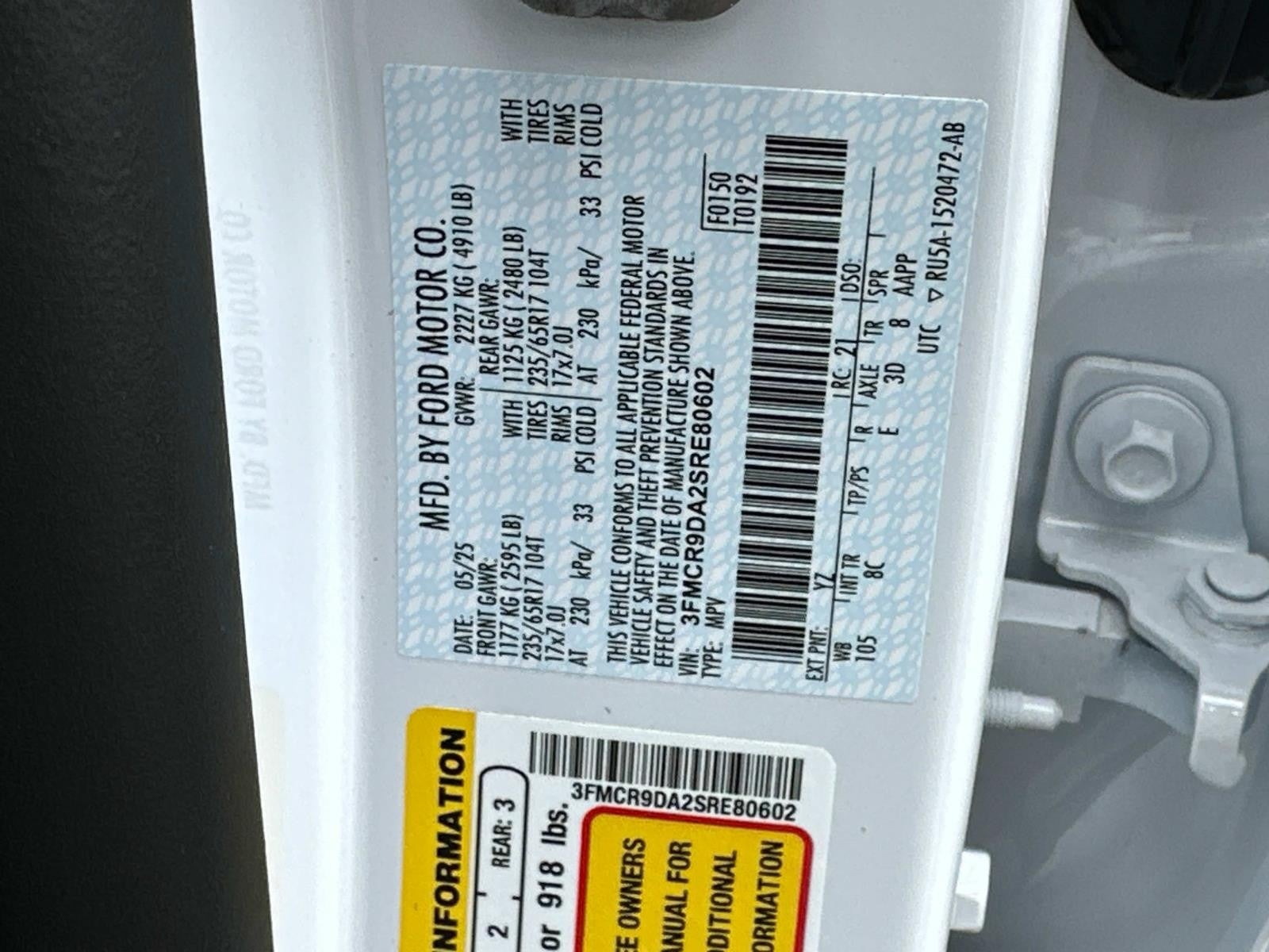 2025 Ford Bronco Sport BADLANDS 4X4