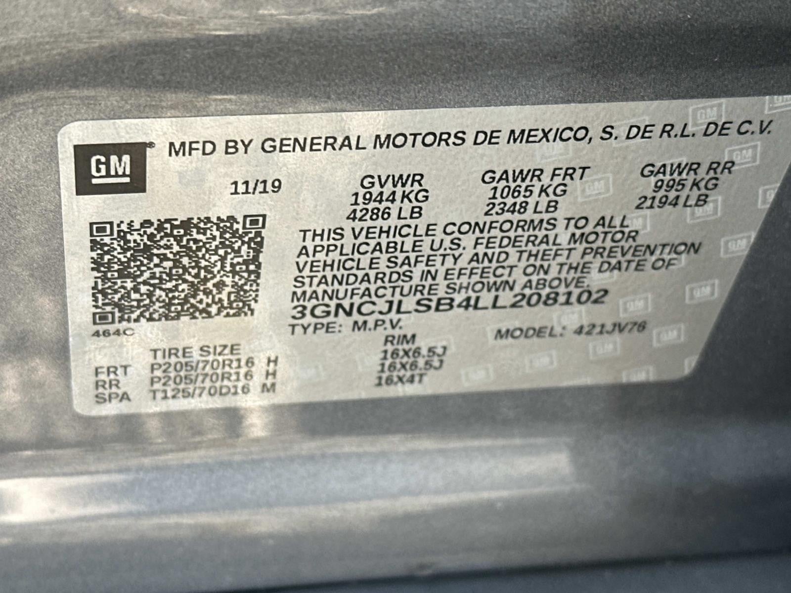 2020 Chevrolet Trax LT