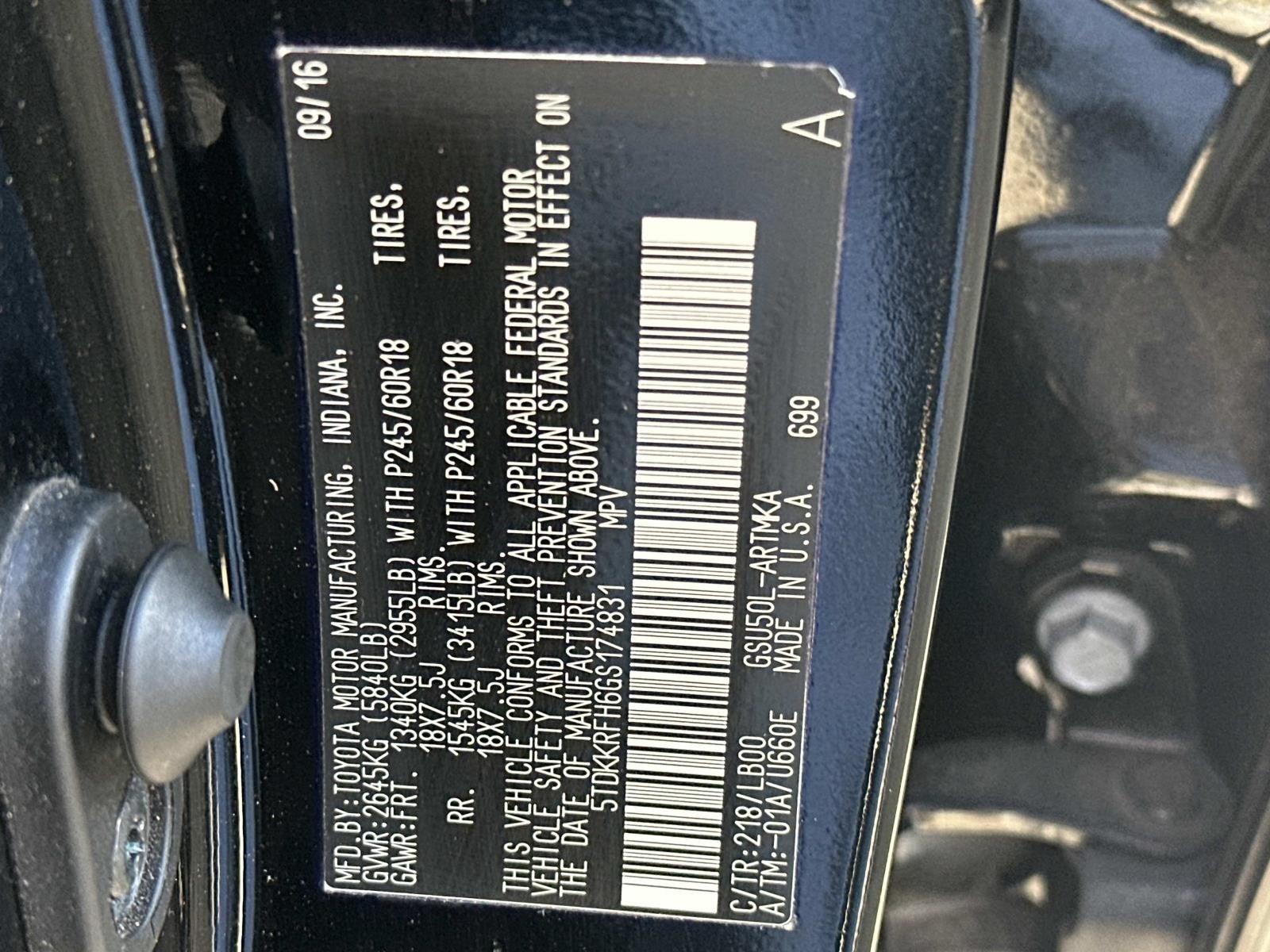 2016 Toyota Highlander XLE