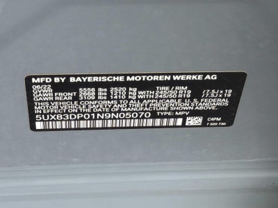 2022 BMW X3 M40i
