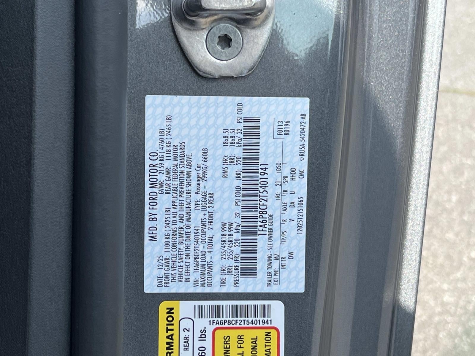 2026 Ford Mustang GT PREMIUM FASTBACK