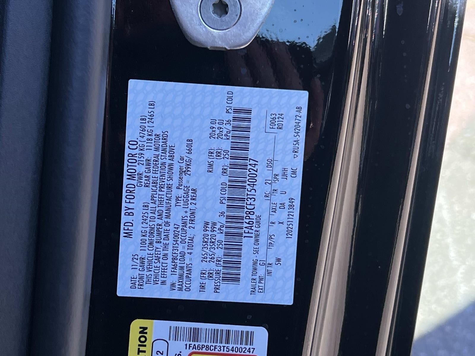 2026 Ford Mustang GT PREMIUM FASTBACK