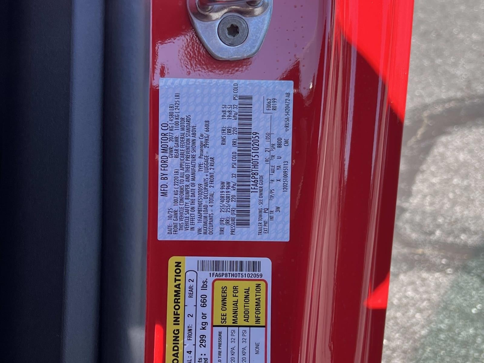 2026 Ford Mustang ECOBOOST PREMIUM FASTBACK