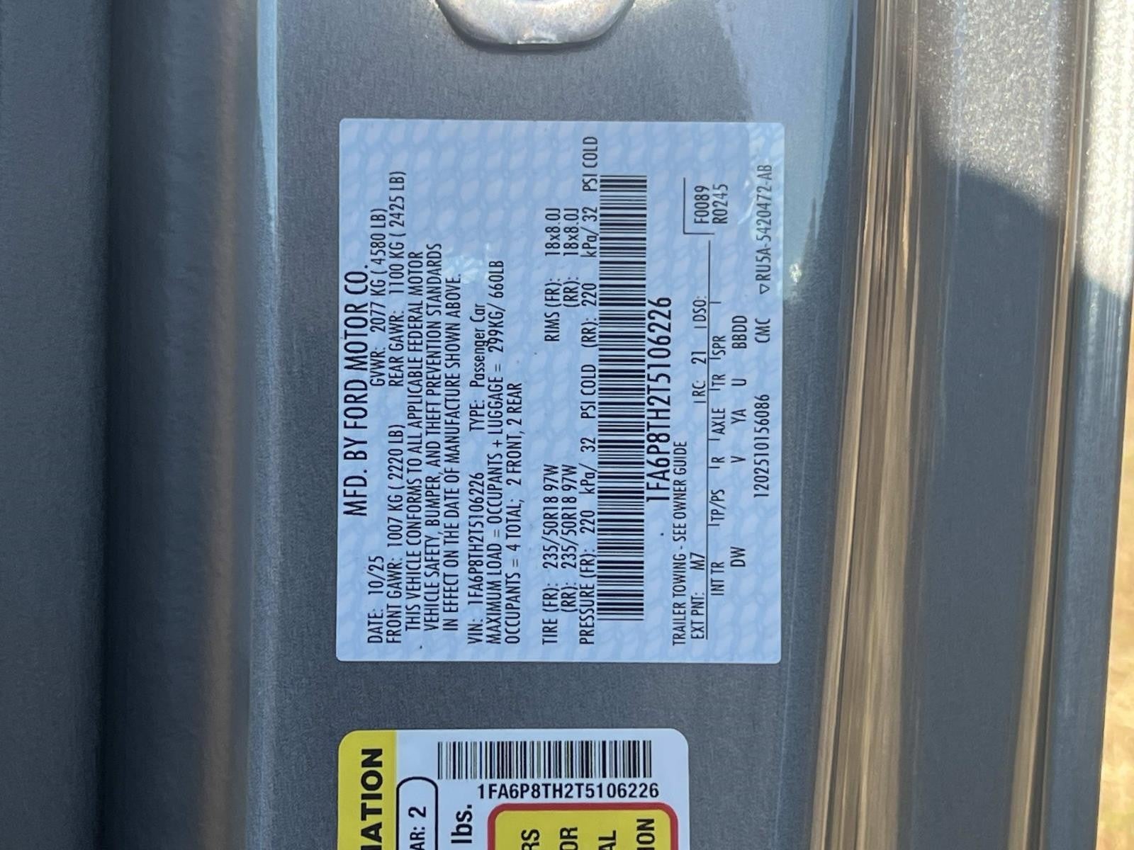 2026 Ford Mustang ECOBOOST FASTBACK