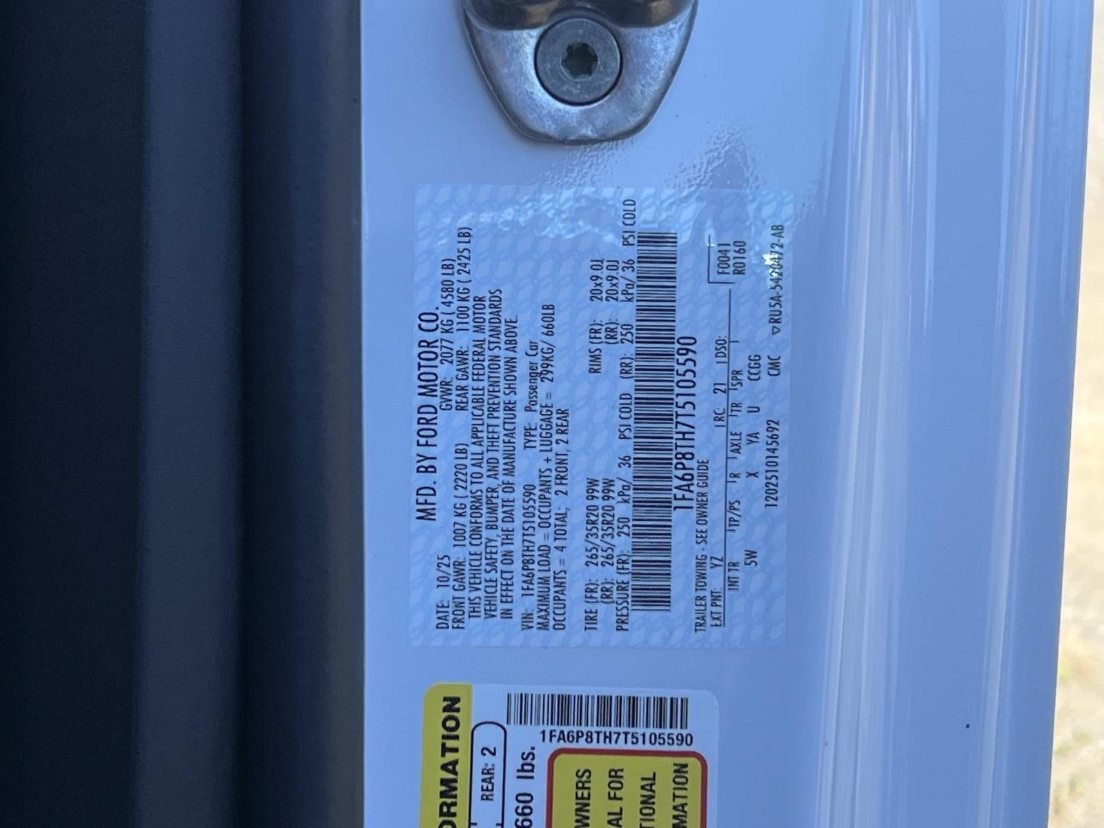 2026 Ford Mustang ECOBOOST PREMIUM FASTBACK