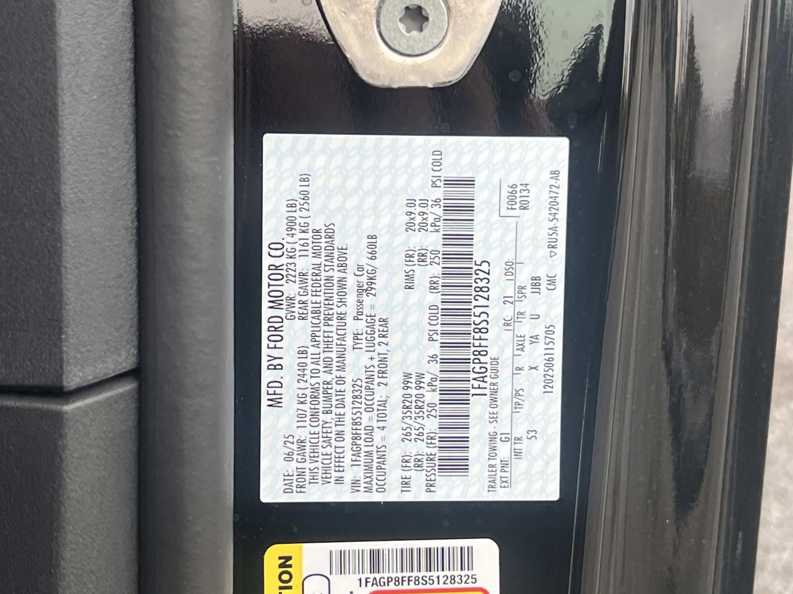 2025 Ford Mustang GT PREMIUM CONVERTIBLE