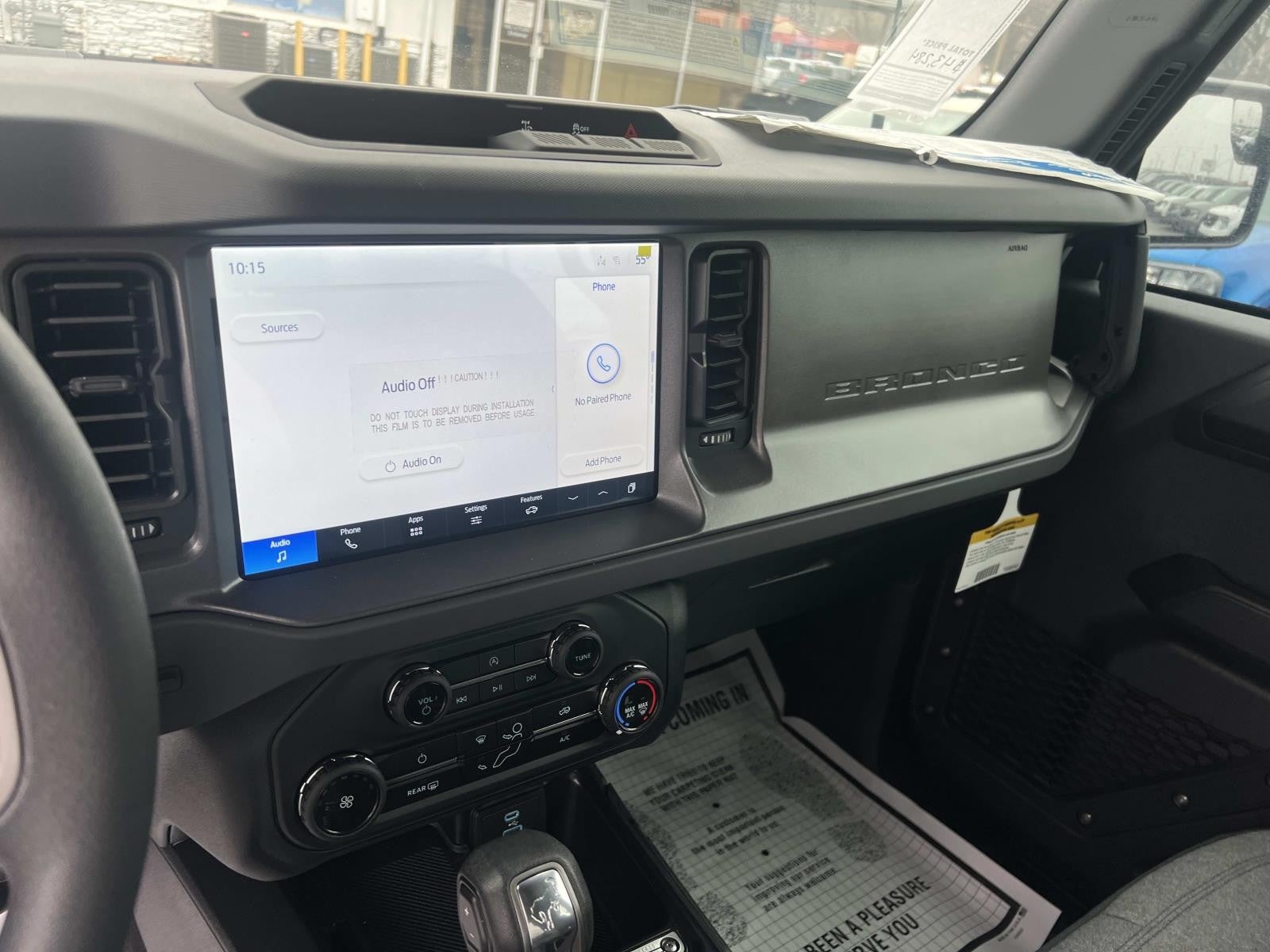 2025 Ford Bronco BASE 4 DOOR 4X4 PUG PACKAGE