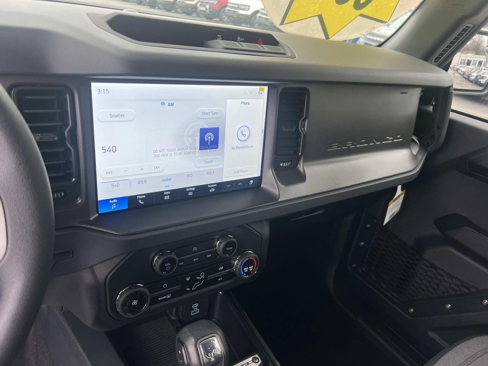 2025 Ford Bronco BASE 4 DOOR 4X4 PUG PACKAGE