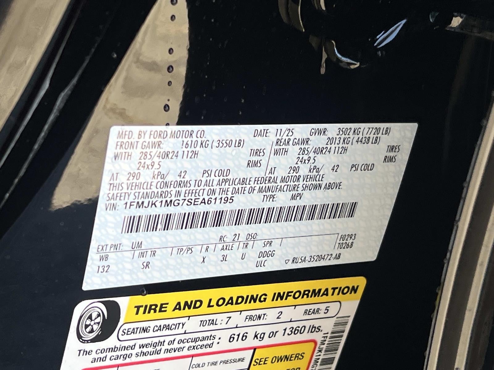 2025 Ford Expedition Max PLATINUM 4X4