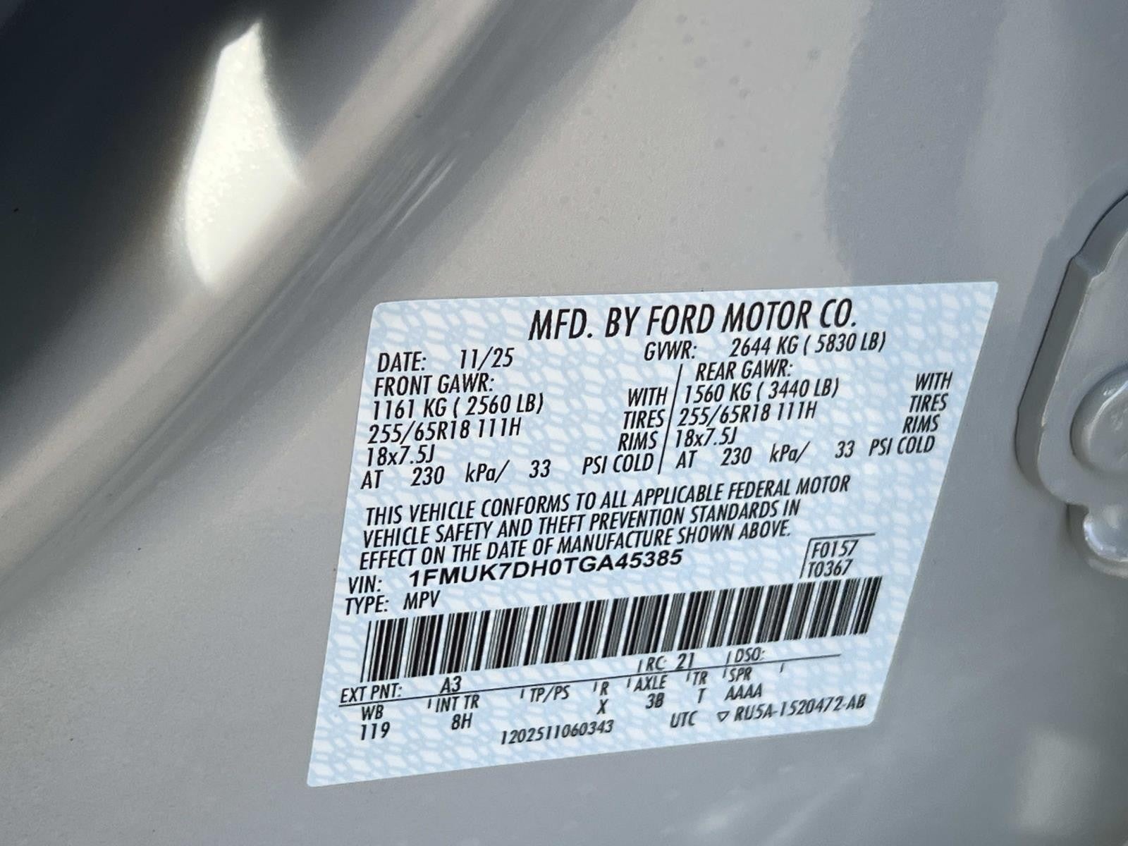 2026 Ford Explorer ACTIVE RWD