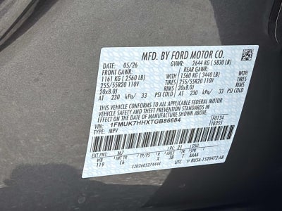 2026 Ford Explorer PLATINUM RWD