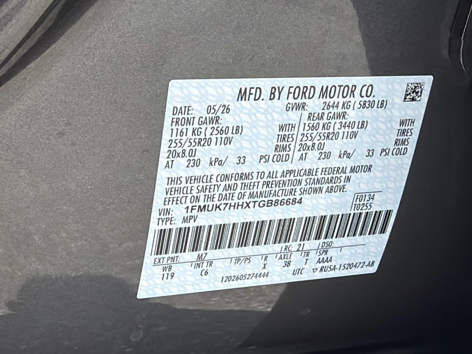 2026 Ford Explorer PLATINUM RWD