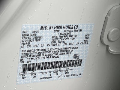 2026 Ford Explorer PLATINUM 4WD