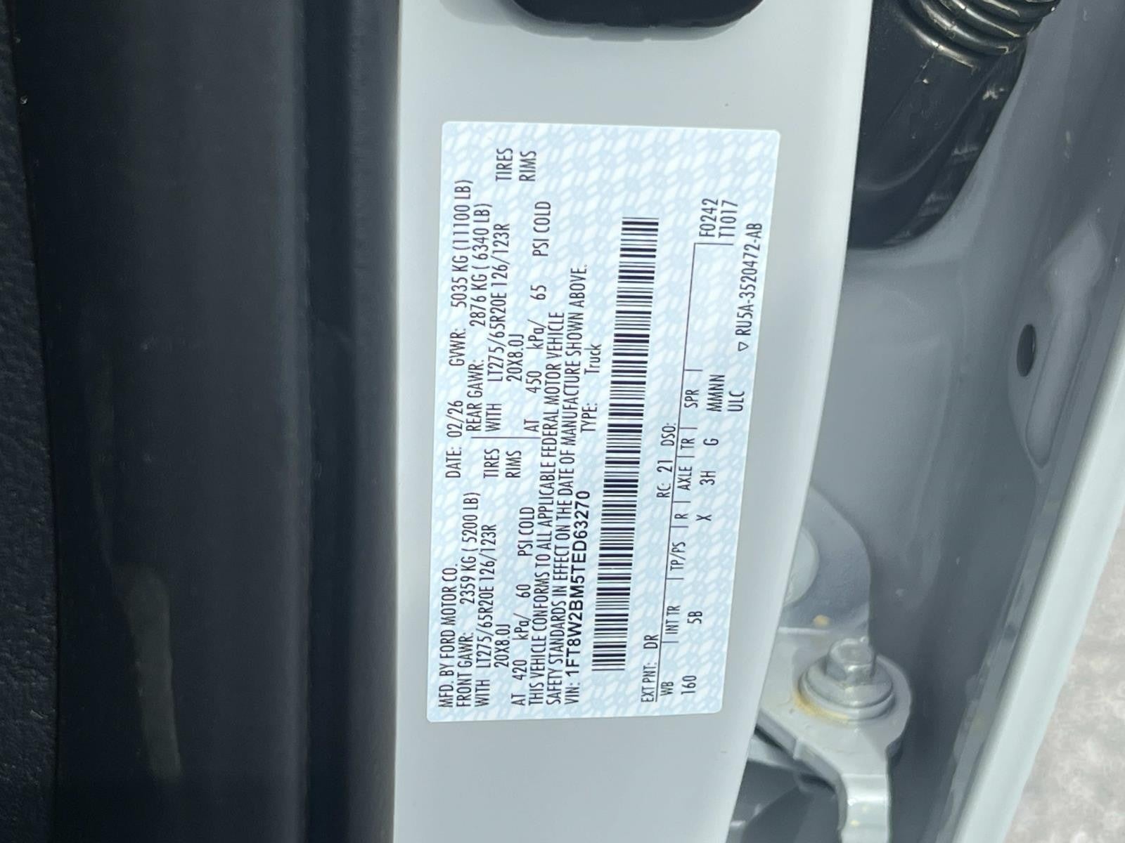 2026 Ford Super Duty F-250 SRW LARIAT 4WD CREW CAB 6.75'