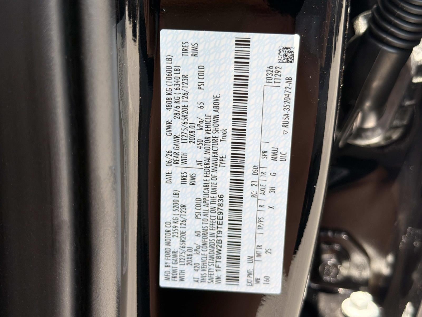 2026 Ford Super Duty F-250 SRW XLT 4WD CREW CAB 6.75' BO