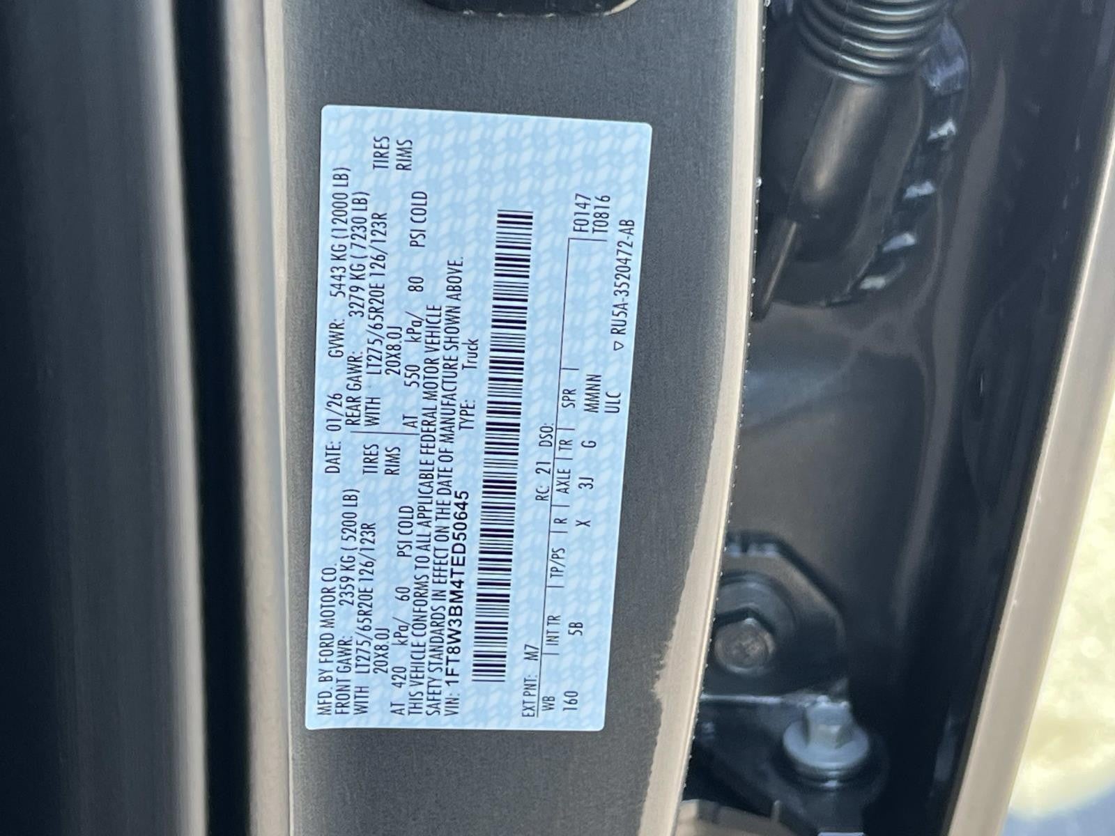 2026 Ford Super Duty F-350 SRW LARIAT 4WD CREW CAB 6.75'