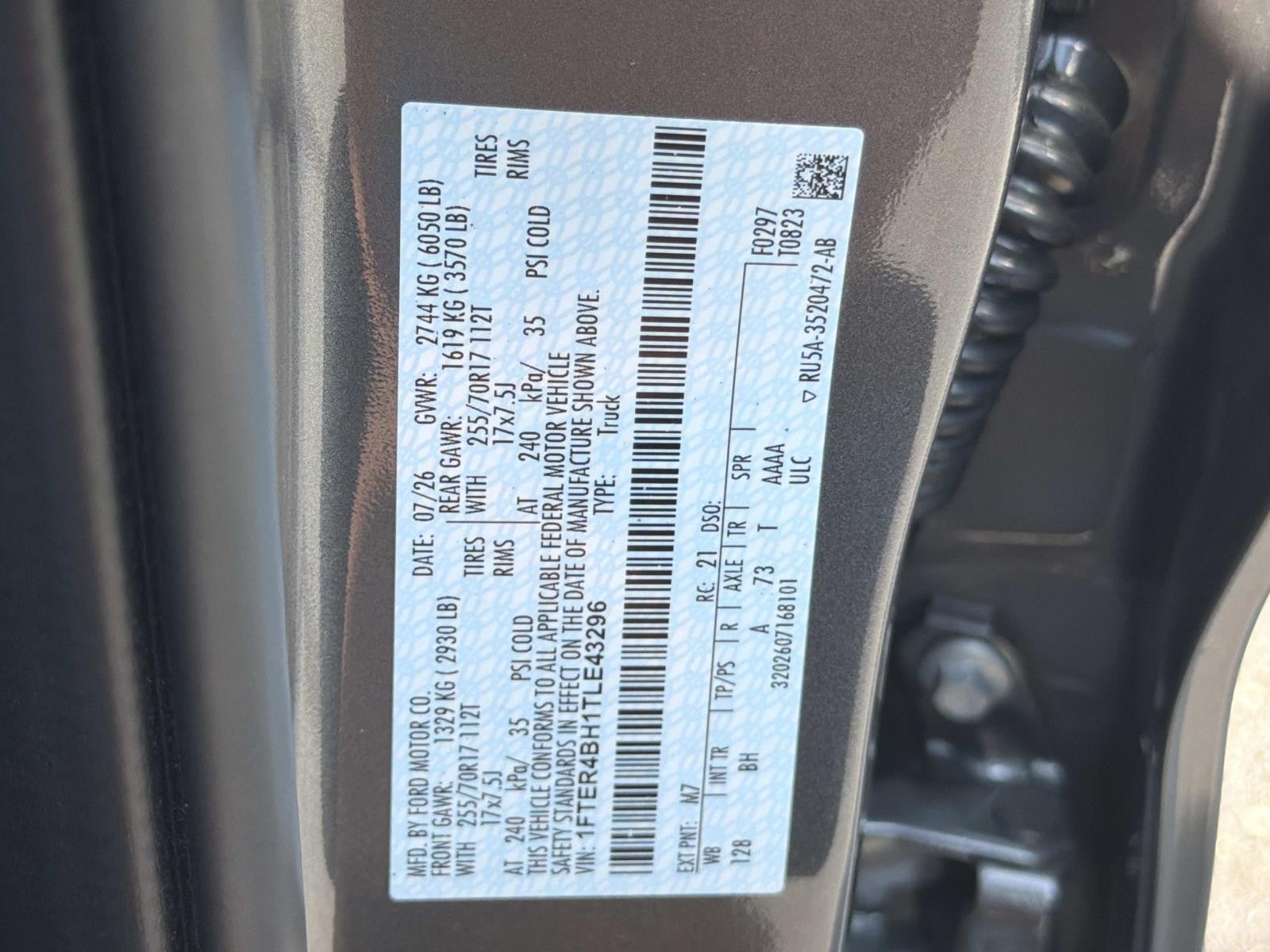 2026 Ford Ranger XL 2WD SUPERCREW 5' BOX
