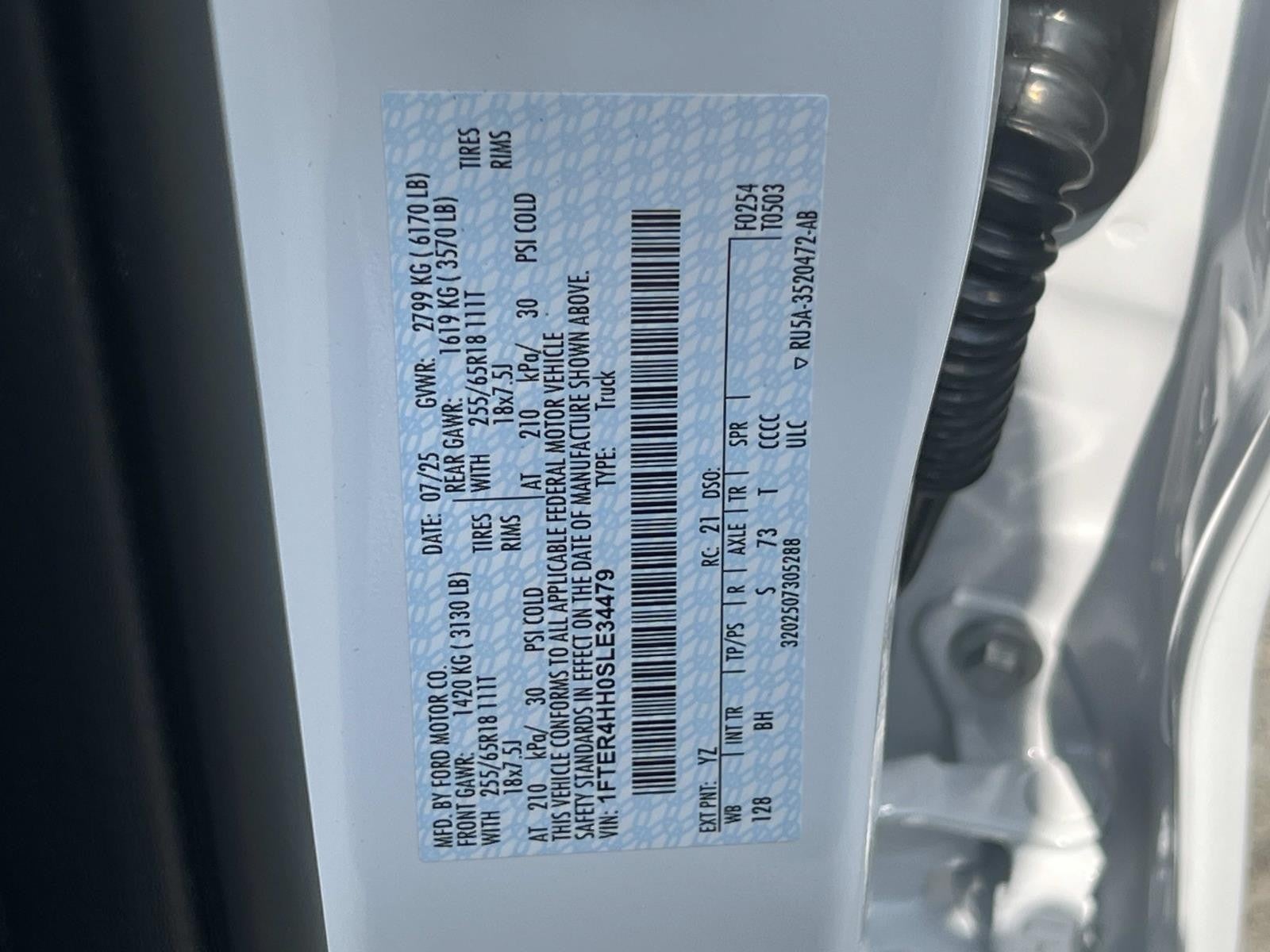 2025 Ford Ranger XLT 4WD SUPERCREW 5' BOX