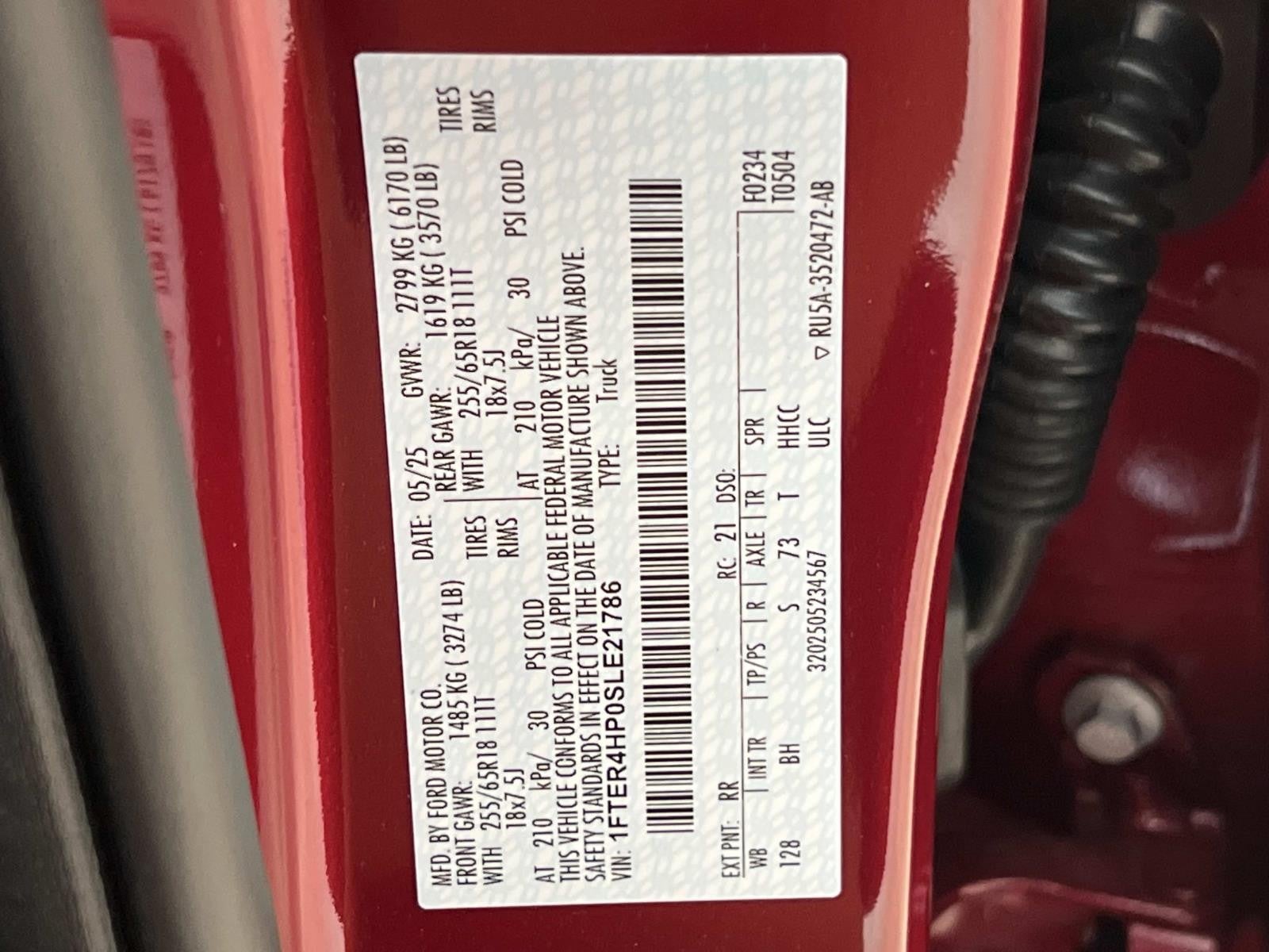 2025 Ford Ranger XLT 4WD SUPERCREW 5' BOX