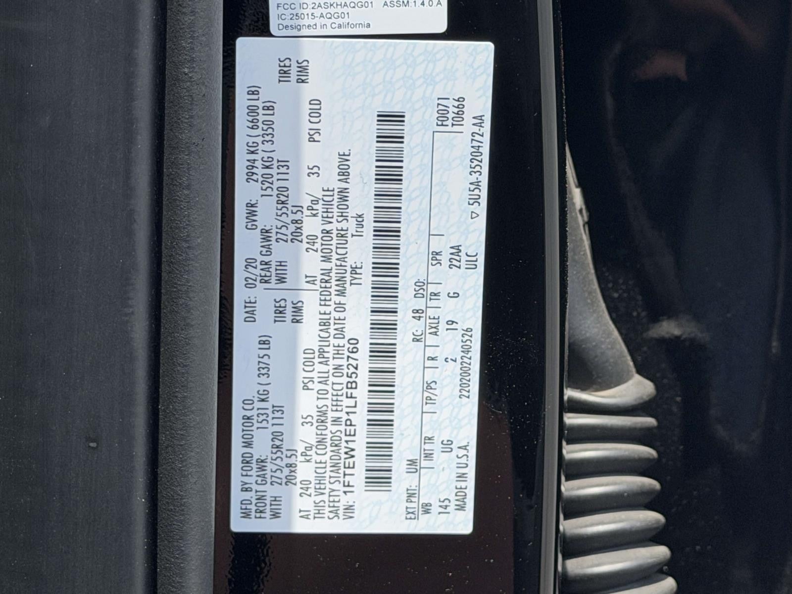 2020 Ford F-150 XLT