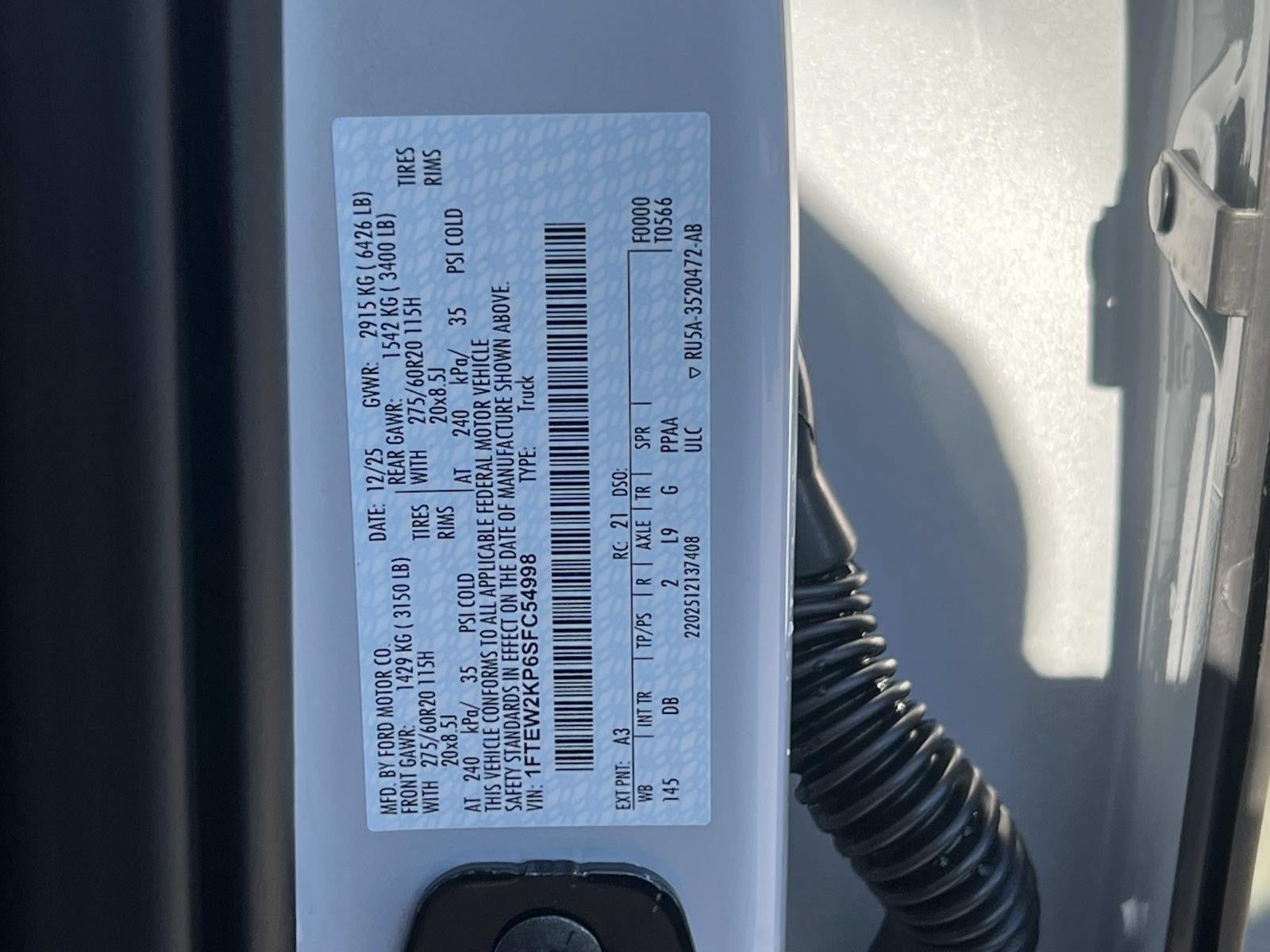 2025 Ford F-150 STX 2WD SUPERCREW 5.5' BO