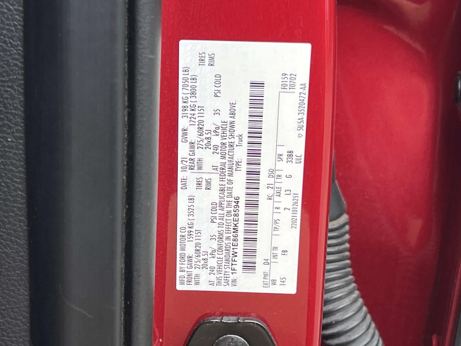 2021 Ford F-150 XLT 4WD SUPERCREW 5.5' BO