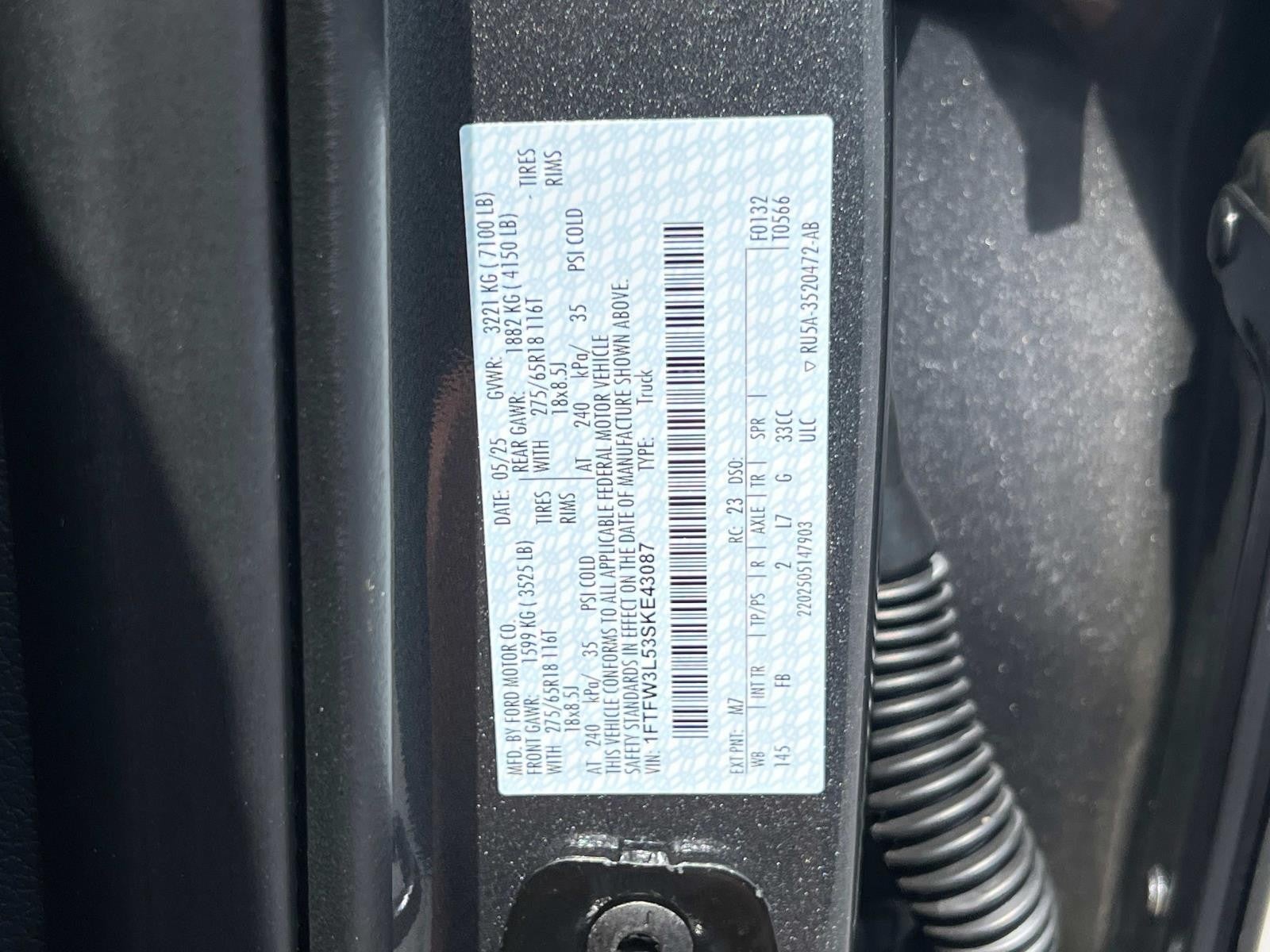 2025 Ford F-150 XLT 4WD SUPERCREW 5.5' BO