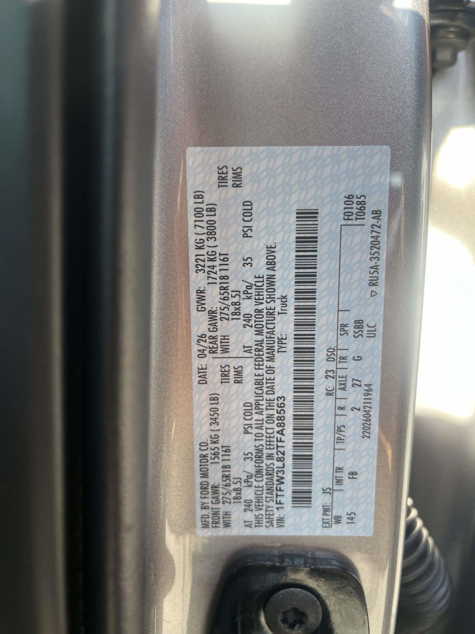 2026 Ford F-150 XLT 4WD SUPERCREW 5.5' BO