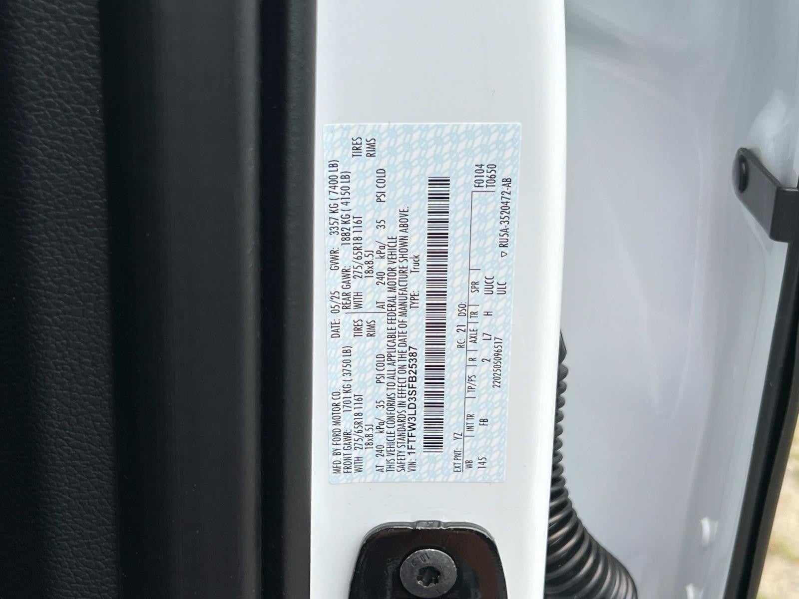 2025 Ford F-150 XLT 4WD SUPERCREW 5.5' BO