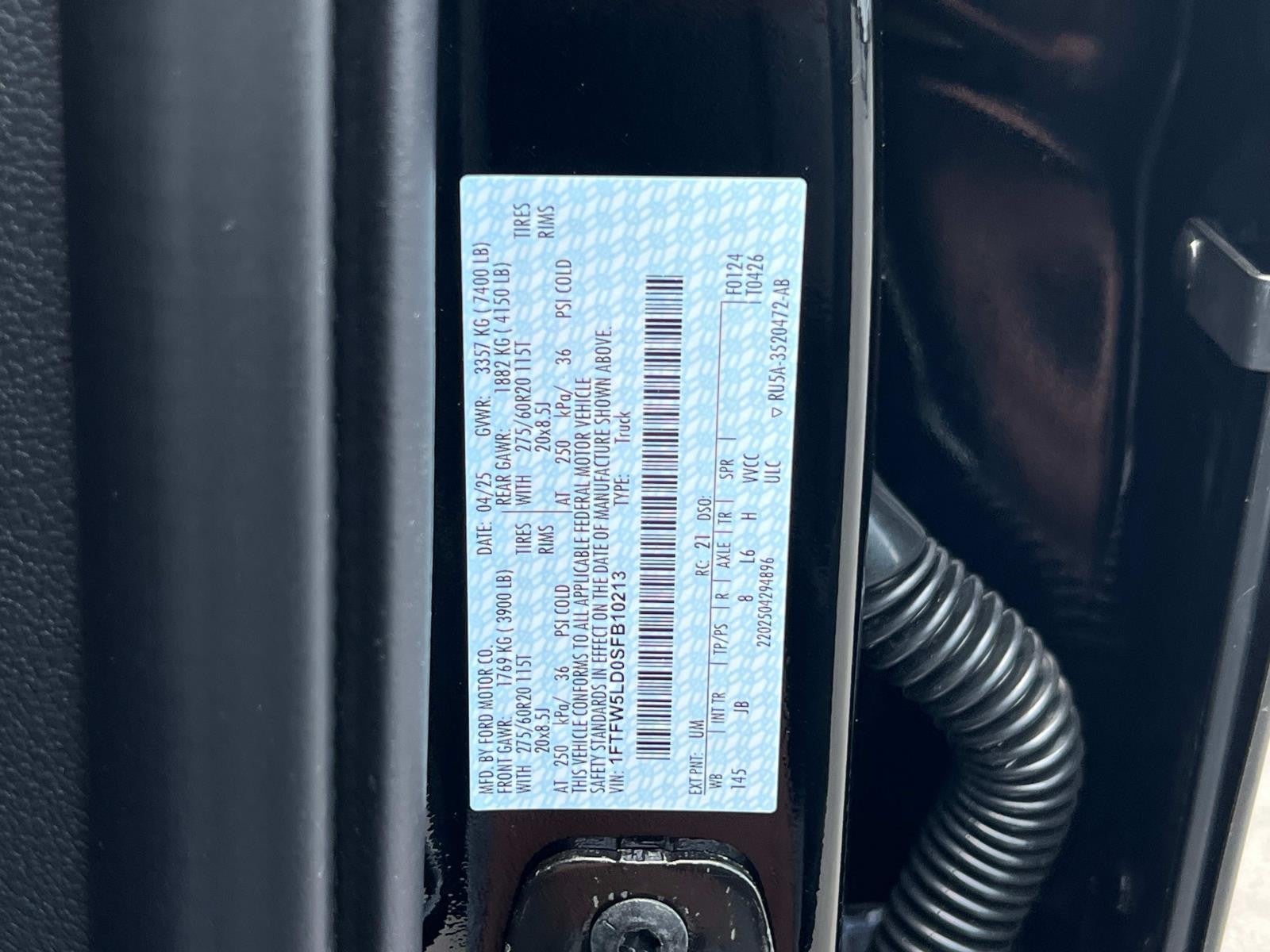 2025 Ford F-150 LARIAT 4WD SUPERCREW 5.5'