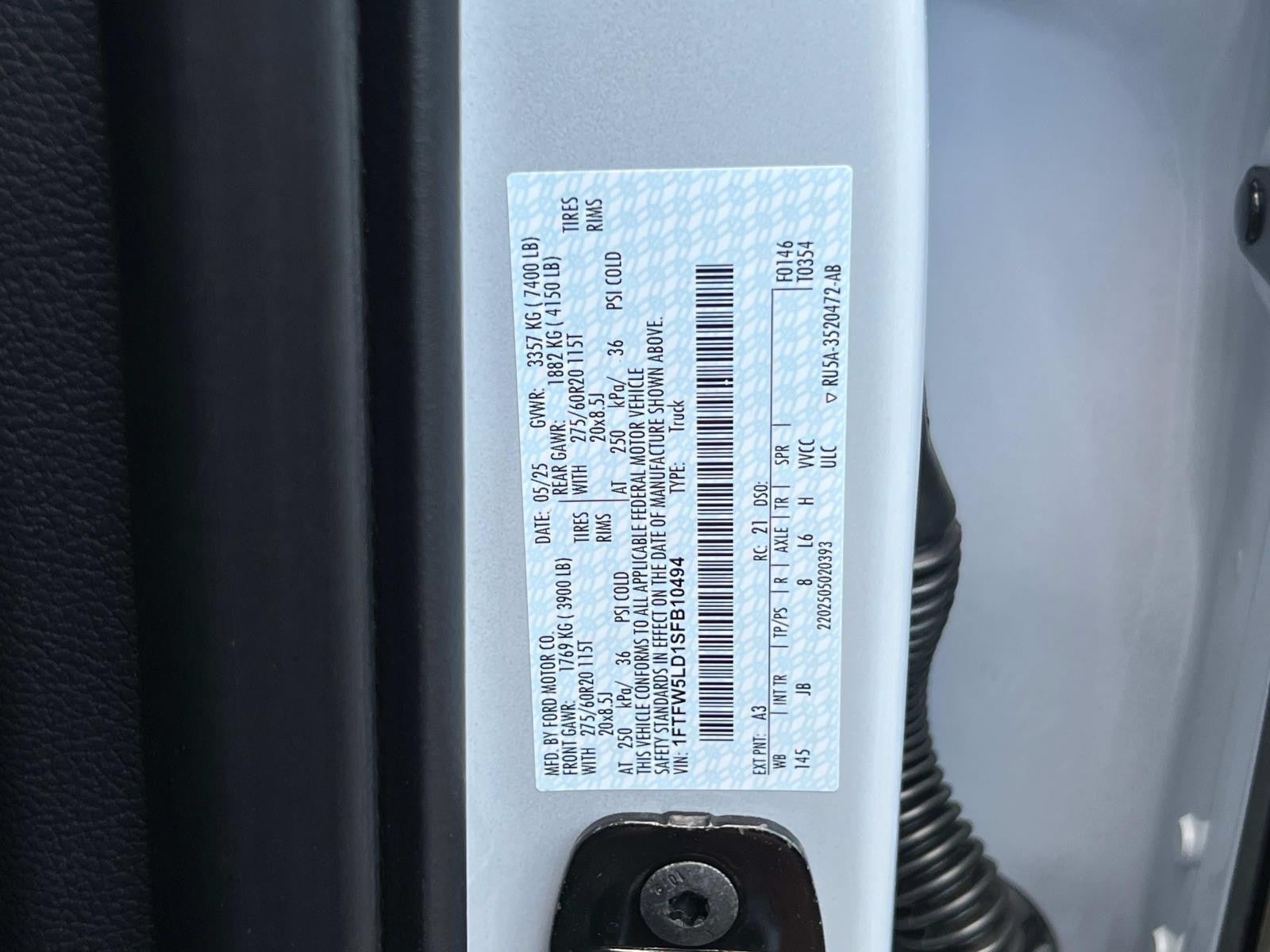 2025 Ford F-150 LARIAT 4WD SUPERCREW 5.5'