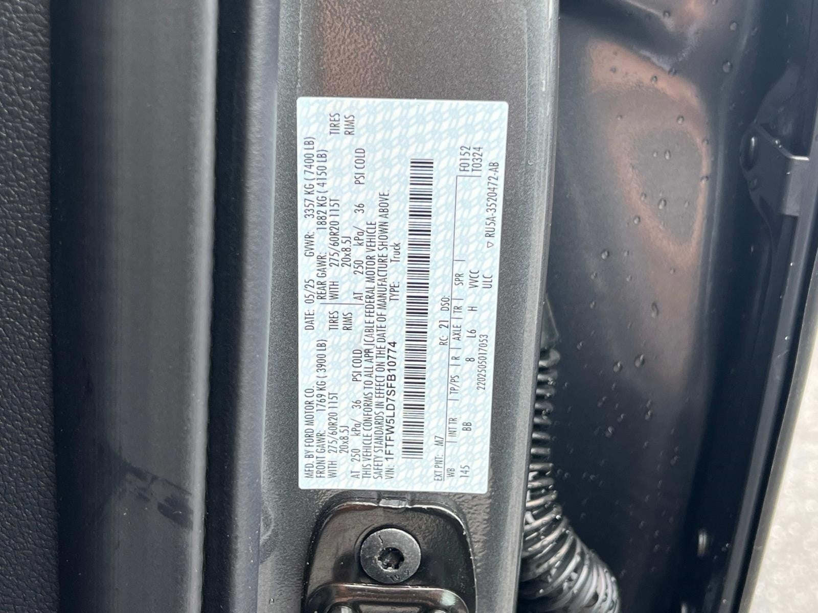 2025 Ford F-150 LARIAT 4WD SUPERCREW 5.5'