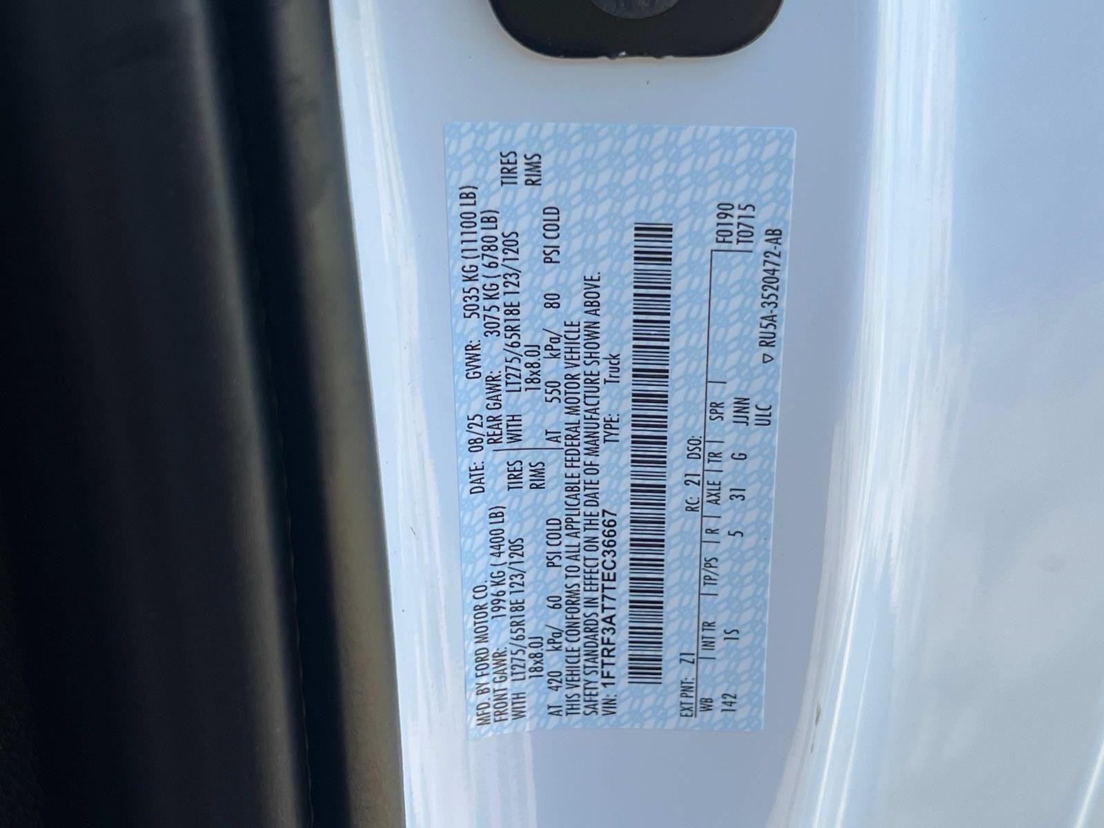 2026 Ford Super Duty F-350 SRW XL 2WD REG CAB 8' BOX