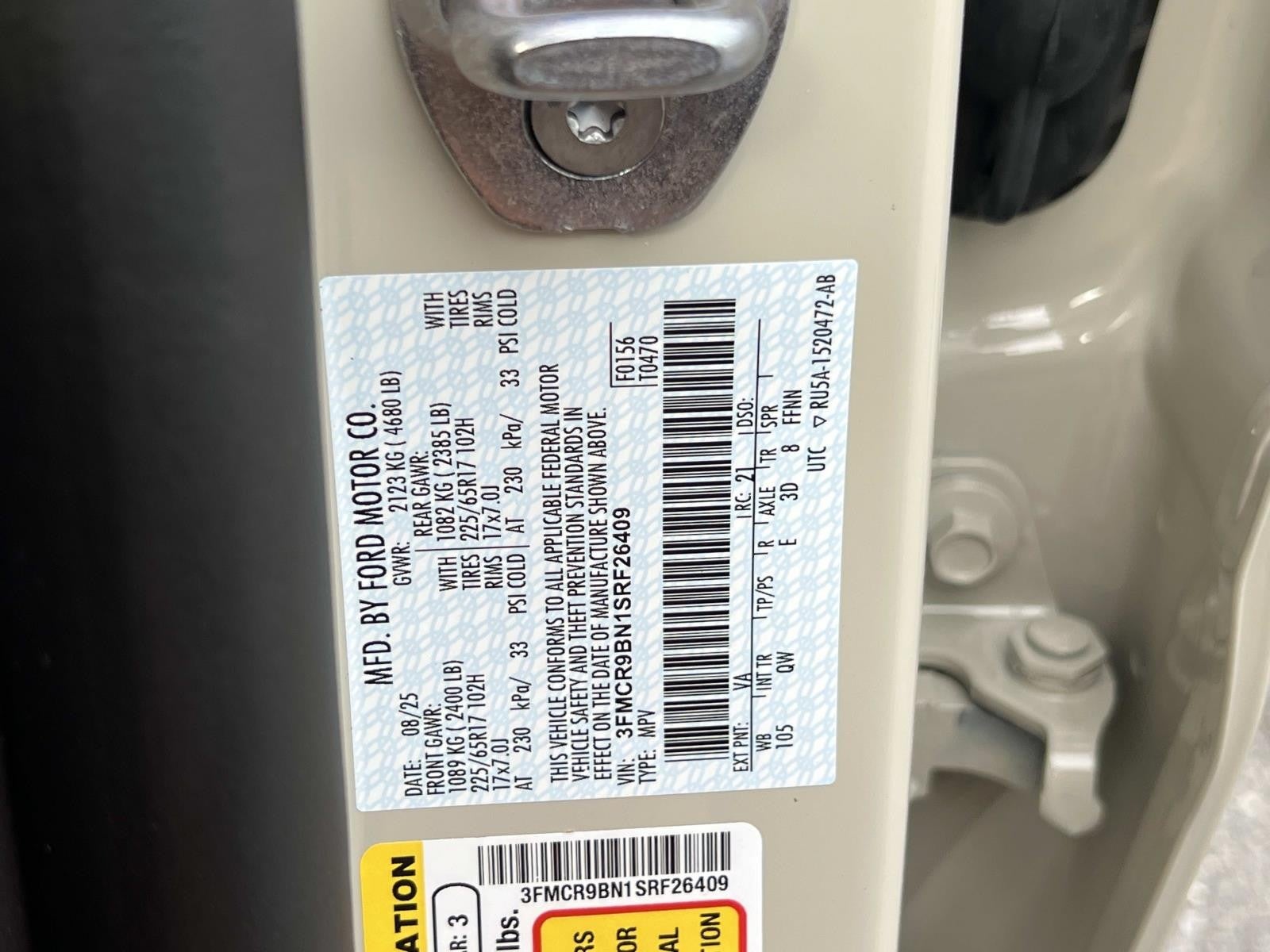 2025 Ford Bronco Sport BIG BEND 4X4