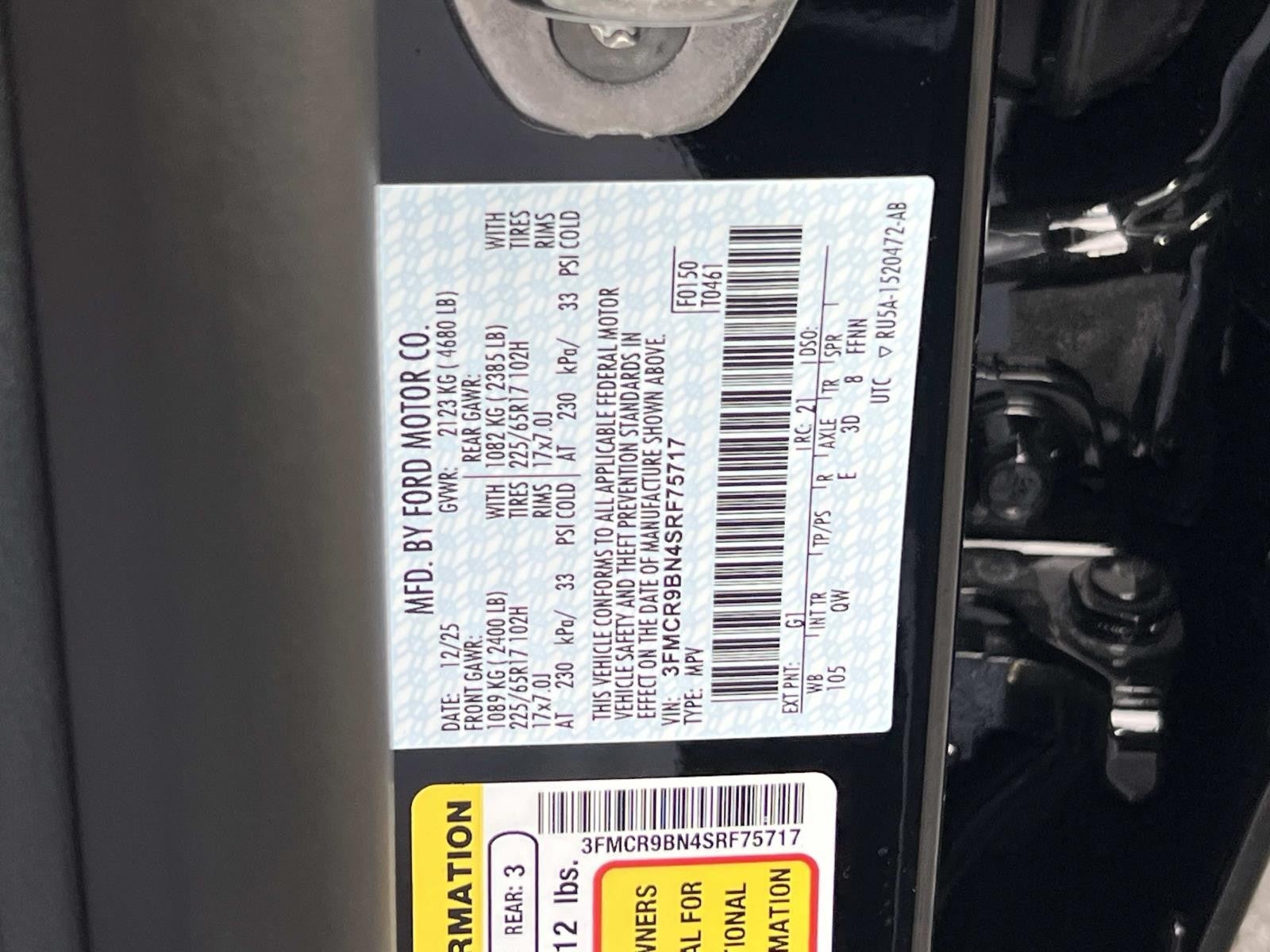 2025 Ford Bronco Sport BIG BEND 4X4