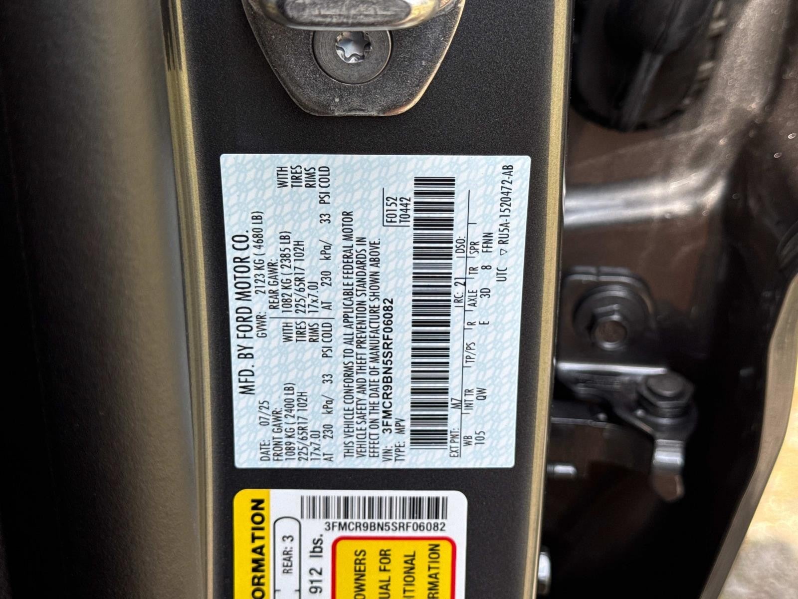 2025 Ford Bronco Sport BIG BEND 4X4