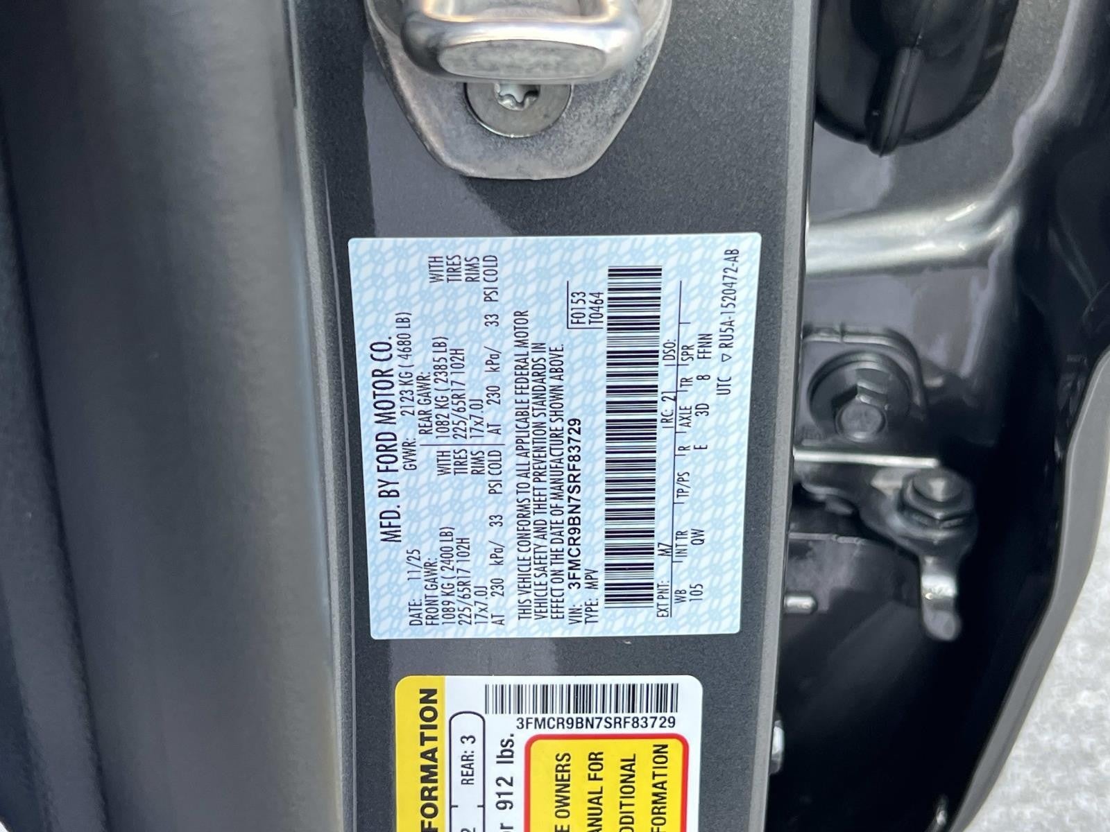 2025 Ford Bronco Sport BIG BEND 4X4