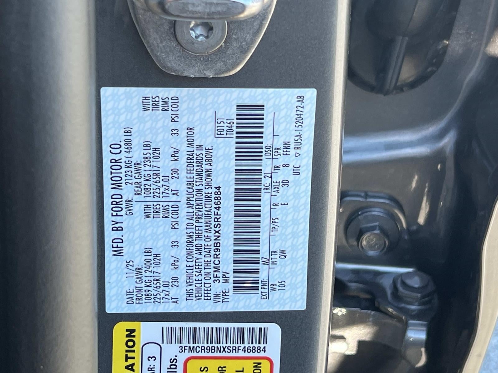 2025 Ford Bronco Sport BIG BEND 4X4