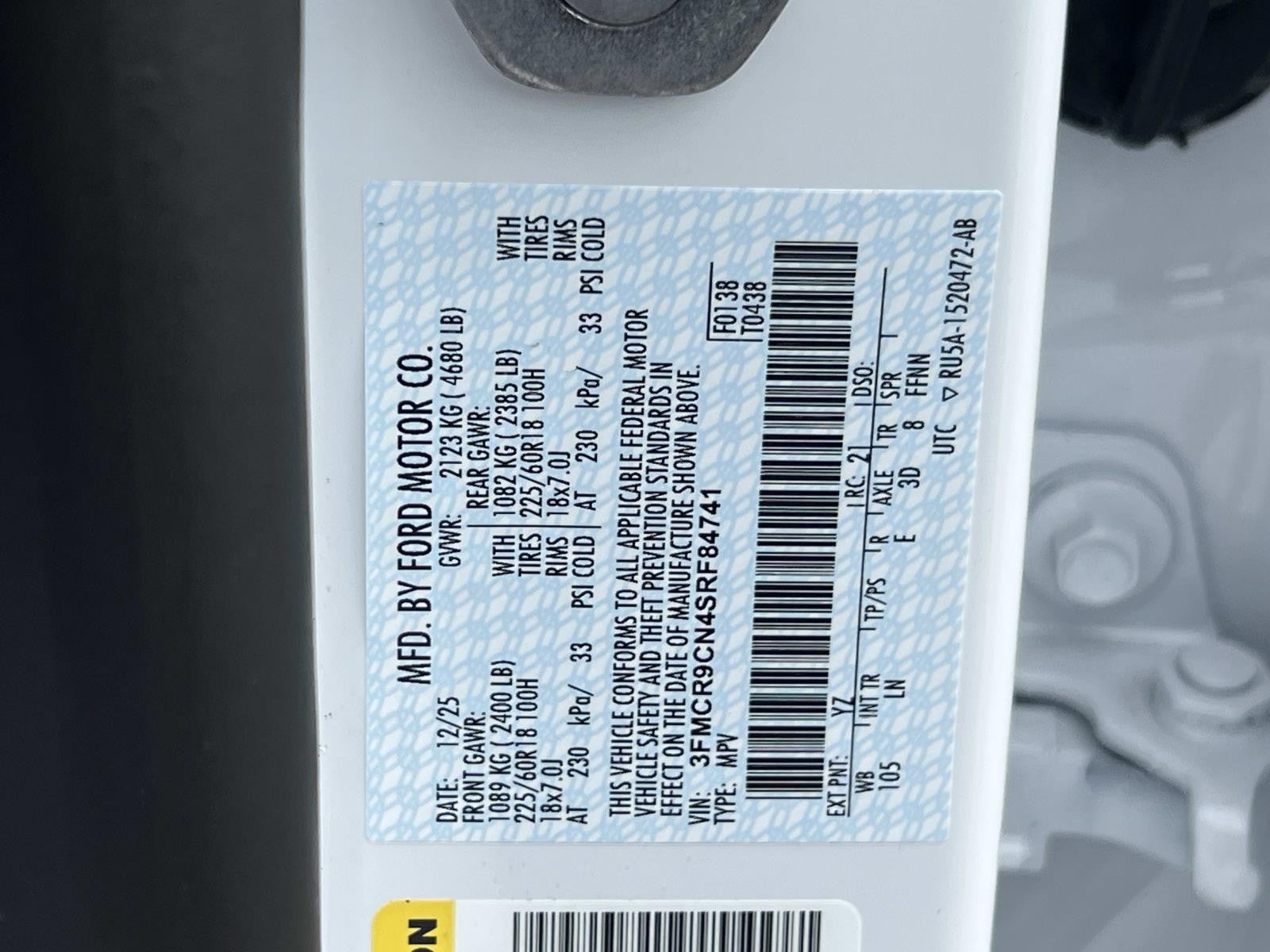 2025 Ford Bronco Sport OUTER BANKS 4X4