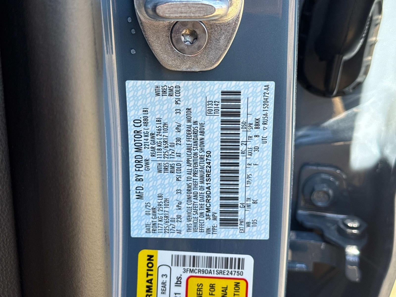 2025 Ford Bronco Sport BADLANDS 4X4